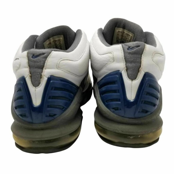 Nike Air Mens Force Operate Max 1 Sneaker White Blue 310429-144 Strap 10.5M - Picture 4 of 12